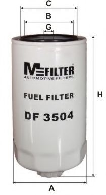 MFILTER DF3504 Топливный фильтр MFILTER 