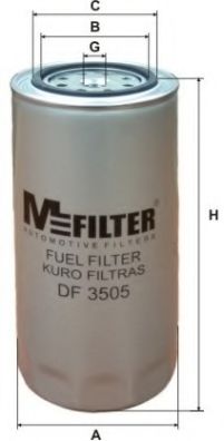 MFILTER DF3505 Топливный фильтр MFILTER 