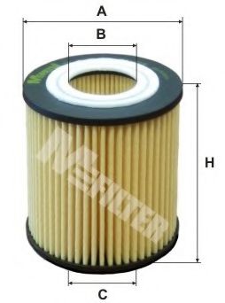 MFILTER TE4006 Масляный фильтр MFILTER для FIAT