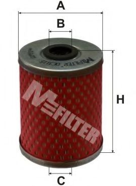 MFILTER DE3115 Топливный фильтр для SAAB