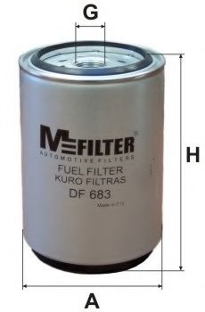 MFILTER DF683 Топливный фильтр MFILTER для MERCEDES-BENZ