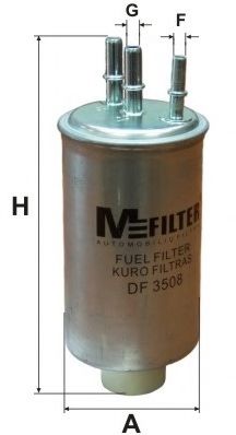 MFILTER DF3508 Топливный фильтр MFILTER для JAGUAR
