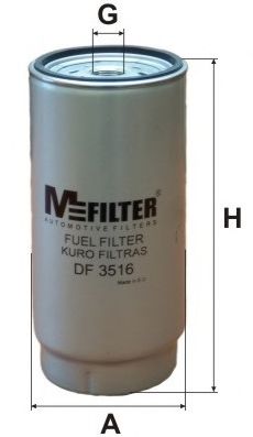 MFILTER DF3516 Топливный фильтр MFILTER 