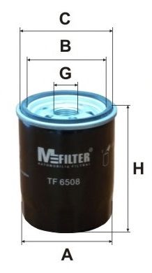 MFILTER TF6508 Масляный фильтр MFILTER для SMART
