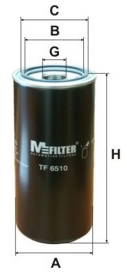 MFILTER TF6510 Масляный фильтр для DAF