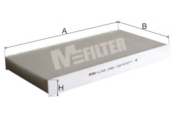 MFILTER K981 Фильтр салона для IVECO