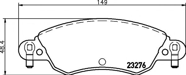 8DB 355 019-431 HELLA PAGID Тормозные колодки 8DB 355 019-431 HELLA PAGID Тормозные колодки