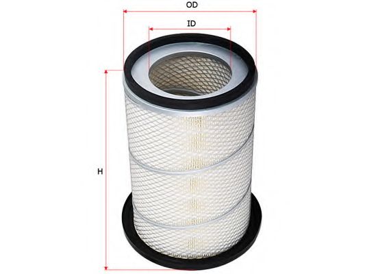 SAKURA AUTOMOTIVE A1019 Воздушный фильтр SAKURA AUTOMOTIVE A1019 Воздушный фильтр