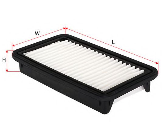 SAKURA AUTOMOTIVE A1437 фильтр воздушный!\\ Suzuki SX4 1. 5 1. 6 06 для FIAT SEDICI (FY) 1.6 16V