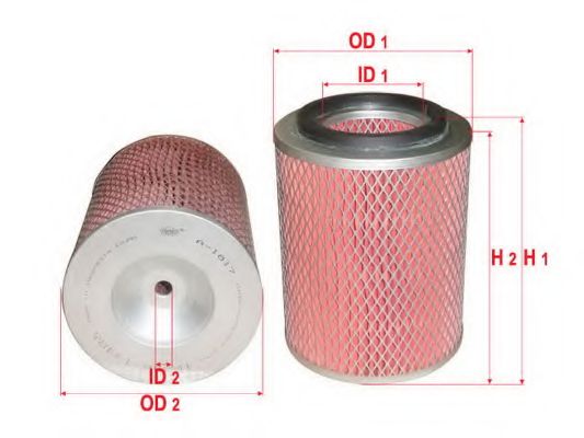 SAKURA AUTOMOTIVE A1817 Воздушный фильтр SAKURA AUTOMOTIVE A1817 Воздушный фильтр