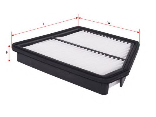 SAKURA AUTOMOTIVE A2817 Воздушный фильтр  для HYUNDAI (Хендай)