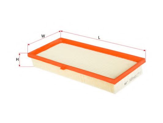 SAKURA AUTOMOTIVE A33910 Воздушный фильтр  для TOYOTA RACTIS (NLP12, NCP12, NSP12) 1.4 D4-D