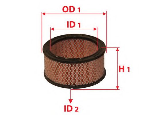 SAKURA AUTOMOTIVE A5026 Воздушный фильтр 