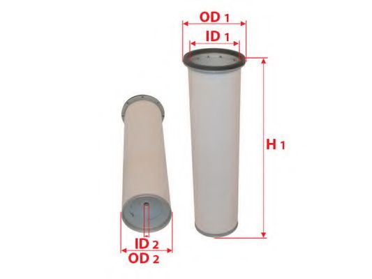 SAKURA AUTOMOTIVE A7102 Воздушный фильтр 