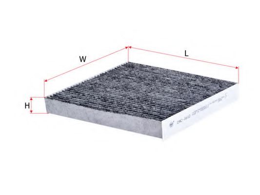 SAKURA AUTOMOTIVE CAC1610 Фильтр, воздух во внутренном пространстве 