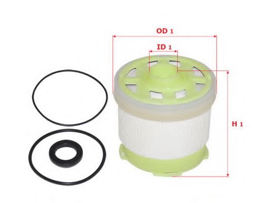 SAKURA AUTOMOTIVE F17010 Топливный фильтр SAKURA AUTOMOTIVE F17010 Топливный фильтр