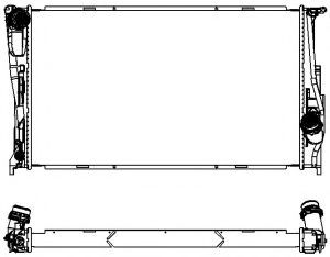 SAKURA AUTOMOTIVE 30118501 Радиатор, охлаждение двигателя 