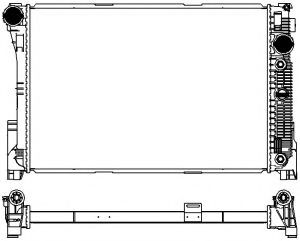 SAKURA AUTOMOTIVE 33118503 Радиатор, охлаждение двигателя  SAKURA AUTOMOTIVE 33118503 Радиатор, охлаждение двигателя