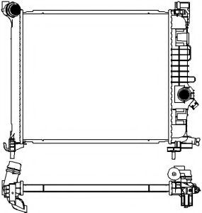 SAKURA AUTOMOTIVE 33518501 Радиатор, охлаждение двигателя 