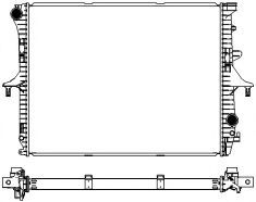 SAKURA AUTOMOTIVE 34721001W Радиатор, охлаждение двигателя SAKURA AUTOMOTIVE 34721001W Радиатор, охлаждение двигателя