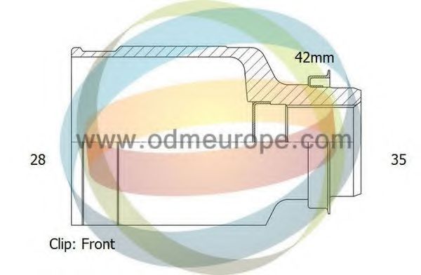 ODM-MULTIPARTS 14016054 ШРУС для VOLKSWAGEN SHARAN (Фольксваген Шаран)