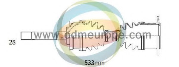 ODM-MULTIPARTS 18082400 Сальник полуоси ODM-MULTIPARTS 