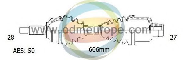 ODM-MULTIPARTS 18041331 Сальник полуоси ODM-MULTIPARTS 