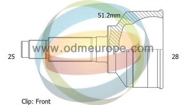 ODM-MULTIPARTS 12351952 Шарнирный комплект, приводной вал ODM-MULTIPARTS 12351952 Шарнирный комплект, приводной вал