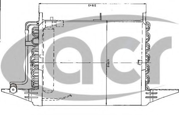 ACR 300053 Радиатор кондиционера ACR 