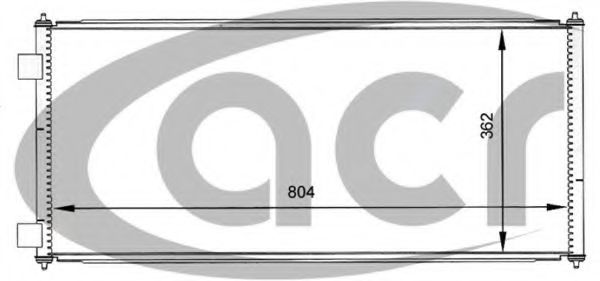 ACR 300063 Радиатор кондиционера ACR 