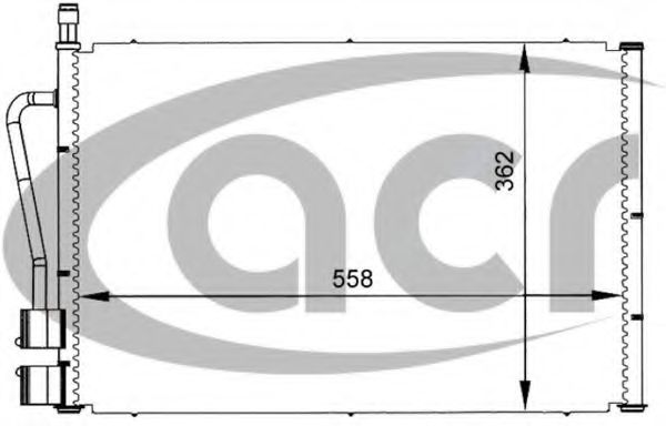ACR 300066 Радиатор кондиционера ACR 