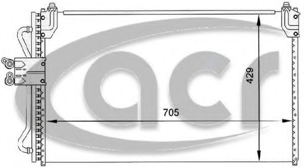 ACR 300068 Радиатор кондиционера ACR 
