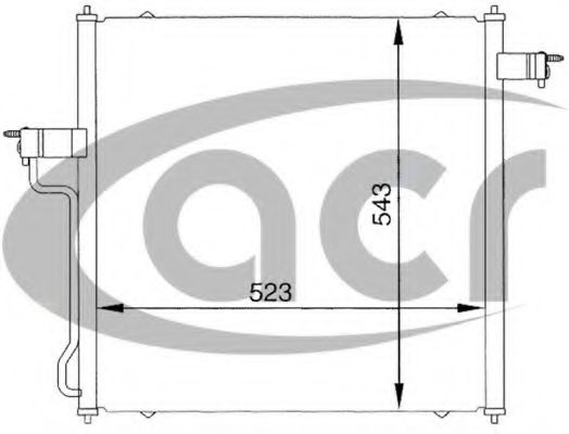 ACR 300069 Радиатор кондиционера для FORD USA