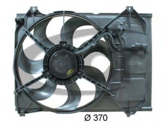 ACR 330257 Вентилятор системы охлаждения двигателя для KIA