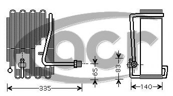 ACR 310174 Испаритель кондиционера для HYUNDAI