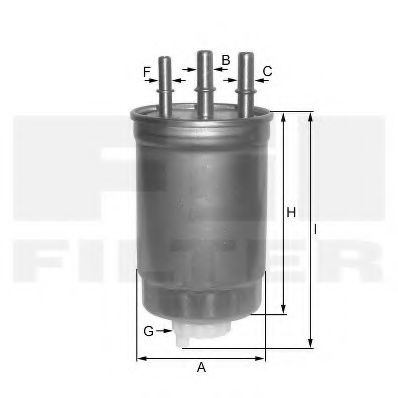 FIL FILTER ZP058F Топливный фильтр для TATA SAFARI