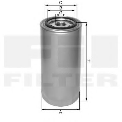 FIL FILTER ZP559F Топливный фильтр для DAF SB