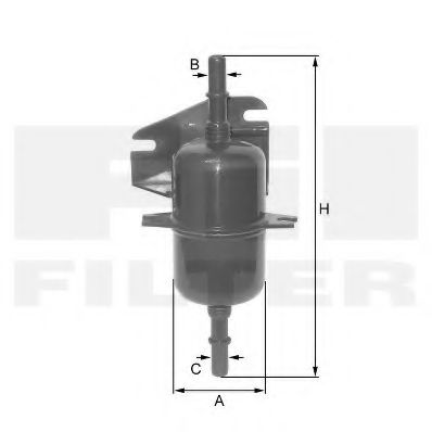 FIL FILTER ZP8053FP Топливный фильтр для FIAT ALBEA