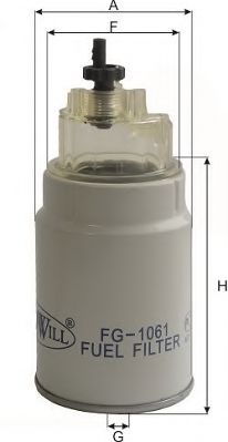 FG 1061 GOODWILL Топливный фильтр FG 1061 GOODWILL Топливный фильтр