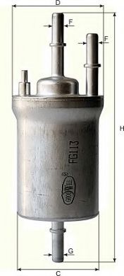 GOODWILL FG113 Топливный фильтр 