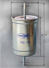 GOODWILL FG121 Топливный фильтр 