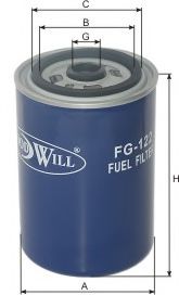 GOODWILL FG122 Топливный фильтр GOODWILL FG122 Топливный фильтр