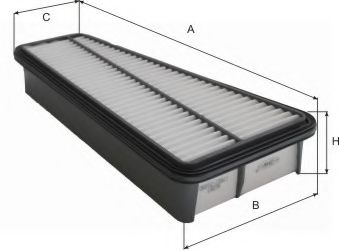 GOODWILL AG357 Воздушный фильтр 