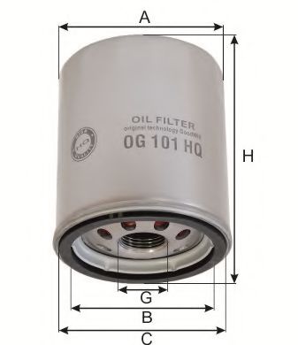 GOODWILL OG101HQ Масляный фильтр для ROVER 100 кабрио (XP)