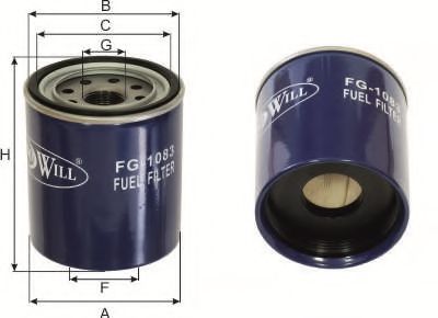 GOODWILL FG1083 Топливный фильтр GOODWILL FG1083 Топливный фильтр
