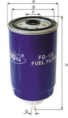 GOODWILL FG133 Топливный фильтр GOODWILL для HYUNDAI