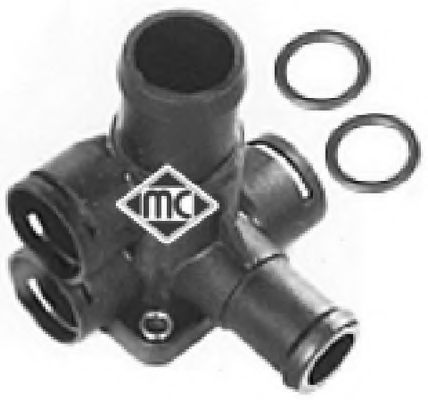 Metalcaucho 03535 Фланец охлаждающей жидкости 