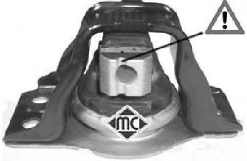 Metalcaucho 05101 Подушка двигателя METALCAUCHO 