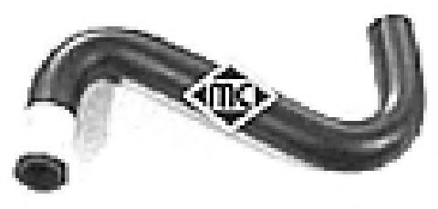 Metalcaucho 08225 Трубка, клапан возврата ОГ 