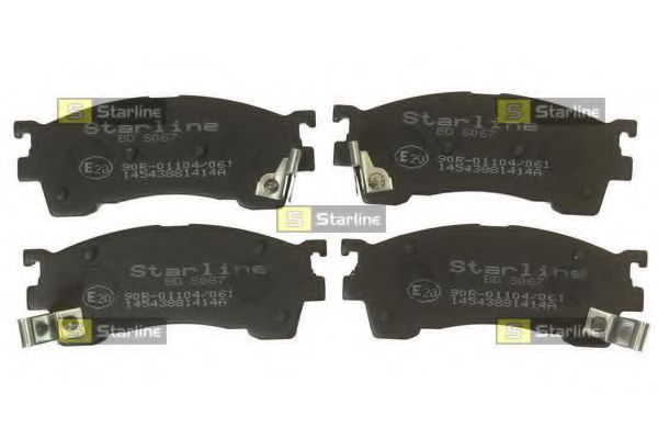 STARLINE BDS067 Тормозные колодки STARLINE для FIAT